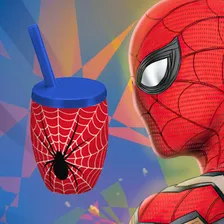 20 Copos Plástico Decorativo Lembrancinha Caçulinha 300ml Cor Aranha Foto mini  3