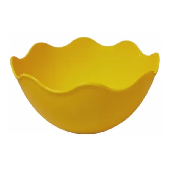 20 Cumbuca De Plástico Para Sobremesa - Tigela - 300  Cor Amarelo Foto 1