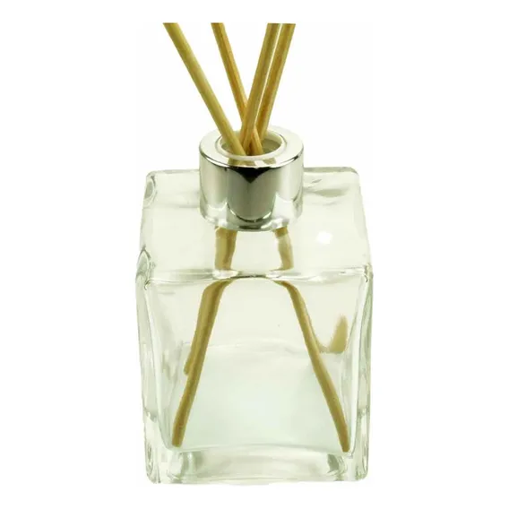 20 Difusor Vidro Cubo 250ml Tampa Luxo Difusor + Varetas Foto 1