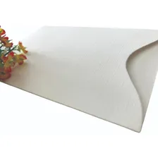 20 Envelopes Luva 10x15 Opalina Telado 240g Color Plus 180g Cor Branco Telado Linho Luva Curva Suave Foto mini  2