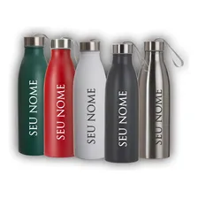 20 Garrafa Inox 750  Personalizada Com Seu Nome Foto  mini 1