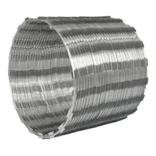 20 Metros Concertina Dupla Clipada 45 Cm Com Kit Instalaçao Foto mini 4