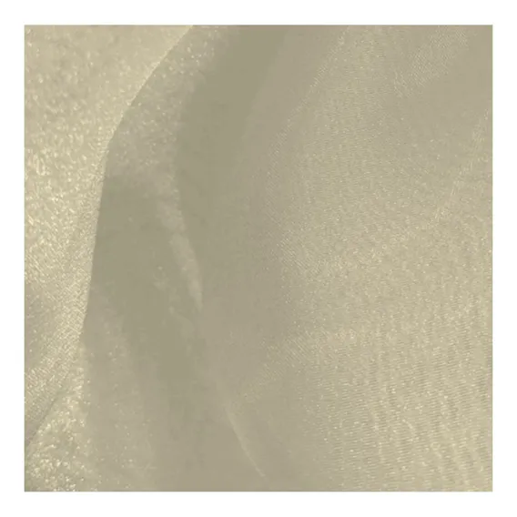 20 Metros Tecido Organza Cristal Em Rolo 1,5 Delfim Cor Pérola Desenho Do Tecido Foto 1