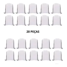 20 Mochilinhas Em Oxford Para Sublimação Tamanho 40x20cm Cor Branco Liso Foto mini 2