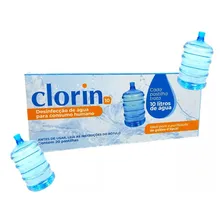 20 Pastilhas Purificador Agua Potável Galão 10 Litros Clorin Foto mini 1