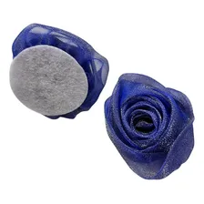 20 Pcs Aplique Flor De Tecido Poliester P/ Artesanato-rosa Cor Cor01 Foto mini 1