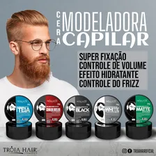 20 Pomadas Modeladoras Black 150g Atacado - Tr贸ia Hair Foto mini 3