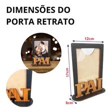 20 Porta Retratos Dia Dos Pais 10x15 Vertical Lembrancinha Foto mini 3