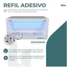 20 Refil 450x220mm - Armadilha Luminosa Mata Mosca Mosquito Foto mini 3