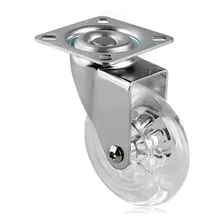 20 Rodízio Giratório Gel 50mm Silicone Roda Sem Trava Foto mini  2