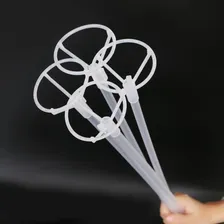 20 Suporte Para Balão Bubble + 20 Varetas 70cm Transparente Foto mini 4