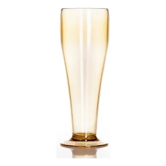 20 Taça Copo Bebidas Chopp Cerveja Acrílico Tulipa 330ml Cor Dourado Foto 1