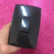 20 Tomada + 5 Interruptores Modular Casa Completa Blux Preta Cor Preto Semi Brilho Foto mini 3