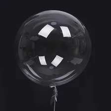 20 Unidades Balão Bubble Atacado - 45 Centímetros - Cristal Foto mini 3