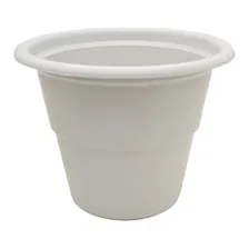 20 Vasos Plásticos Grandes Redondos 10 Litros Cor Marrom Foto mini  2
