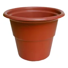 20 Vasos Plásticos Grandes Redondos 10 Litros Cor Marrom Foto  mini 1