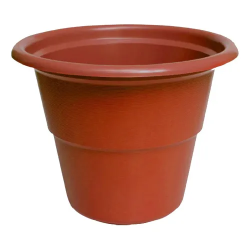 20 Vasos Plásticos Grandes Redondos 10 Litros Cor Marrom Foto 1