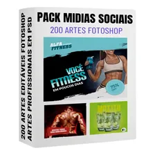 200 Artes MÃdias Sociais Editáveis Em Photoshop Foto mini 1