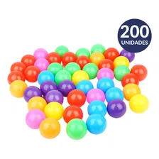 200 Bolinhas Para Piscina De Bolinhas Infantil 70mm Colorida Foto mini 1