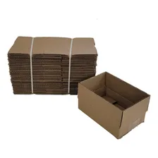 200 Caixas De Papelão 16x11x3 Correio Sedex Pac Cor Marrom-claro Foto mini  3