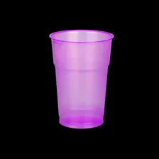 200 Copos Descartável Neon Festa Balada 300ml Sortido Brilho Cor Lilás Foto mini 2