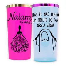 200 Copos Long Drink 320ml Personalizados Com Borda Cor Variadas Foto mini 3
