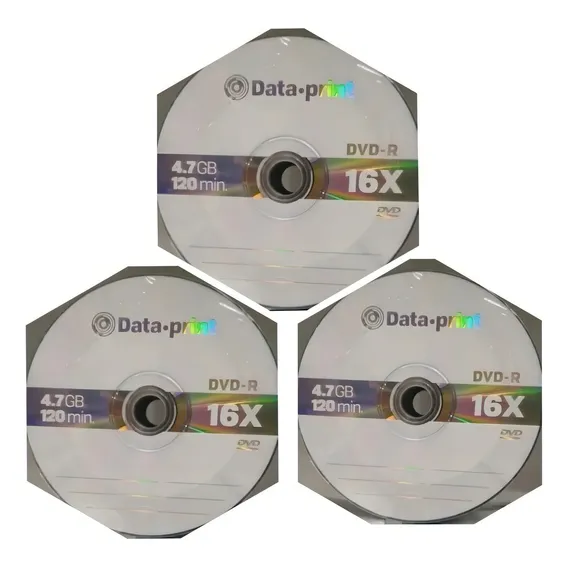 200 Dvd-r Data Print Logo 4.7gb 120 Minutos 16x Original Foto 1