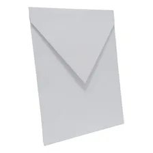 200 Envelope 240g Bico Vertical Convite Branco Liso 16x22cm Foto  mini 1