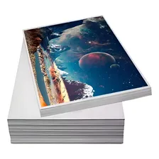 200 Folhas Papel Fotográfico Glossy 115g Adesivo Prova Dagua Cor Branco Foto mini 4