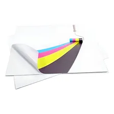 200 Folhas Papel Fotográfico Glossy 115g Adesivo Prova Dagua Cor Branco Foto mini 1