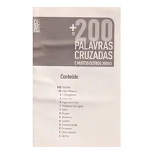 +200 Palavras Cruzadas E Letrão: Livro 17 | Livro 25 | Livro 26 | Livro 30, De Editora Coquetel. Mais De 200 Passatempos Editorial Coquetel, Capa Mole, Edição 1 Em Português, 2022 Foto mini  2