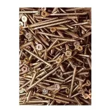 200 Parafusos Chipboard Cabeça Chata 6,0x35 Bicromatizado Foto mini  2