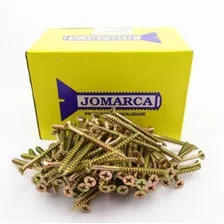 200 Parafusos Chipboard Cabeça Chata 6,0x35 Bicromatizado Foto  mini 1