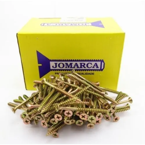 200 Parafusos Chipboard Cabeça Chata 6,0x35 Bicromatizado Foto 1