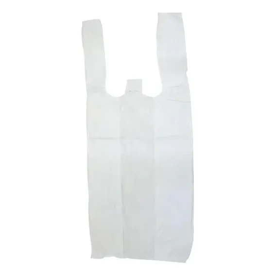 200 Sacolas Plástica Branca Virgem 25x35 Foto 1