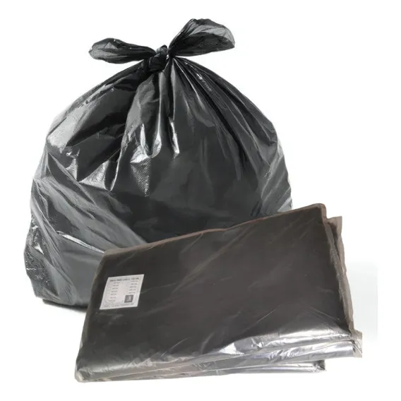 200 Sacos De Lixo 100l Reforçado 75x90cm Micra 0,7 Forte Foto 1