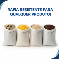 200 Sacos De Ráfia 45x60 Laminado Areia Entulho Grão Cor Branco Foto mini 2
