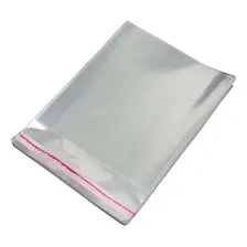 200 Saquinho 8x6 Cm Adesivo Transparente Plástico Furo Saco Foto mini 3