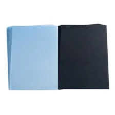 200 Un Capa Para Encadernação Preto Couro + Pp Cristal Line Foto mini 1