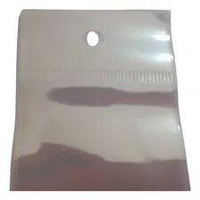 200 Un Saco Plástico 10x25 Transparente Com Furo Aba Adesiva Foto mini  2