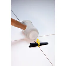 2000 Espaçador Nivelador Piso Porcelanato Slim + 200 Cunhas Cor 2mm Foto mini 3