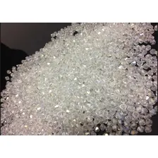 2000 Pedras Cristais 4mm Branca Efeito Boreal Vestidos Noiva Foto mini 2