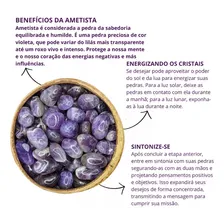 200g Pedra Ametista Rolada Cristal Natural Legitimo Foto mini  3