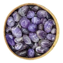 200g Pedra Ametista Rolada Cristal Natural Legitimo Foto  mini 1