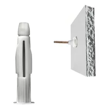 200pcs Bucha Mu Sfor 6mm P/ Drywall Bloco Tijolo Oco Foto mini 2