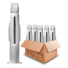 200pcs Bucha Mu Sfor 6mm P/ Drywall Bloco Tijolo Oco Foto mini 1