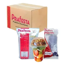 200un Kit Copo Supremo Cristal 300ml + Tampa Bolha Sem Furo Foto mini  2