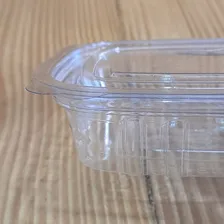 200un Pote Retangular 300ml Tampa Articulada Ga91 Galvanotek Foto mini 4