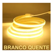 20mts Mangueira Fita Led Cob Ip67 280leds 18w Por Metro Cor Da Luz Branco Quente 3000k Tensão De Operação Escolher 220v Foto mini 2
