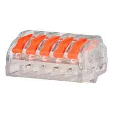 20un Kit Conector Emenda Rápida Alavanca Borne 5 Fios Foto mini 1